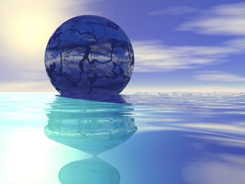Sphere On Water