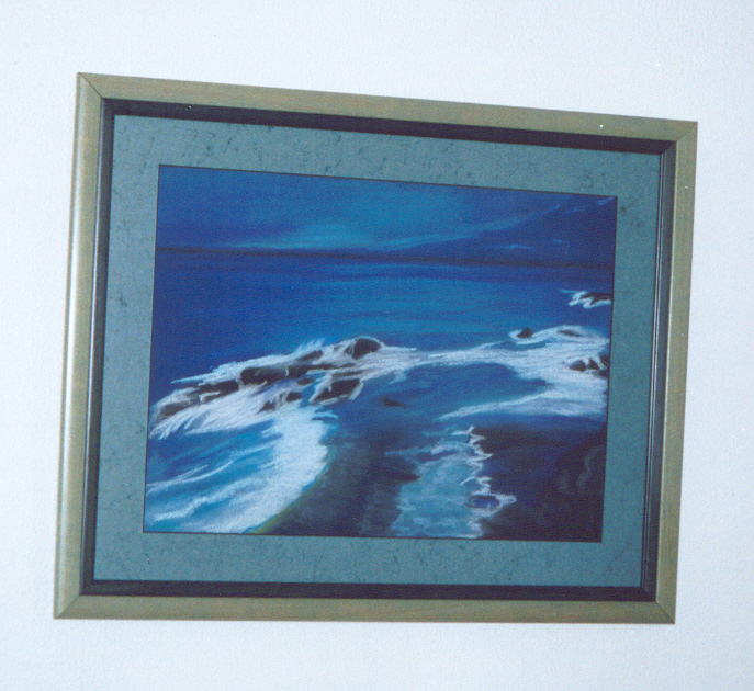 pastel sobre papel