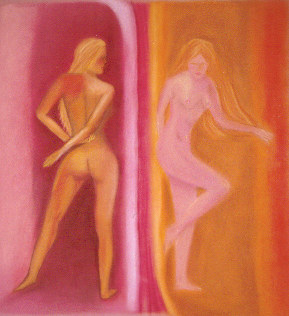 pastel sobre papel