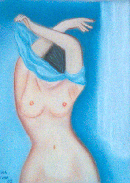 pastel sobre papel
