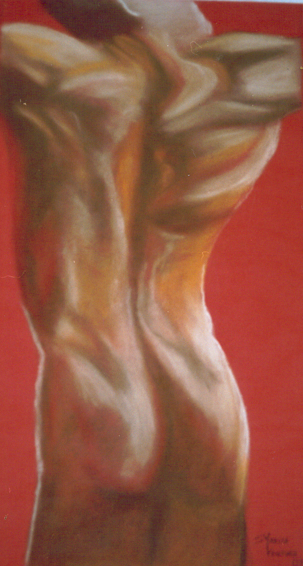 pastel sobre papel