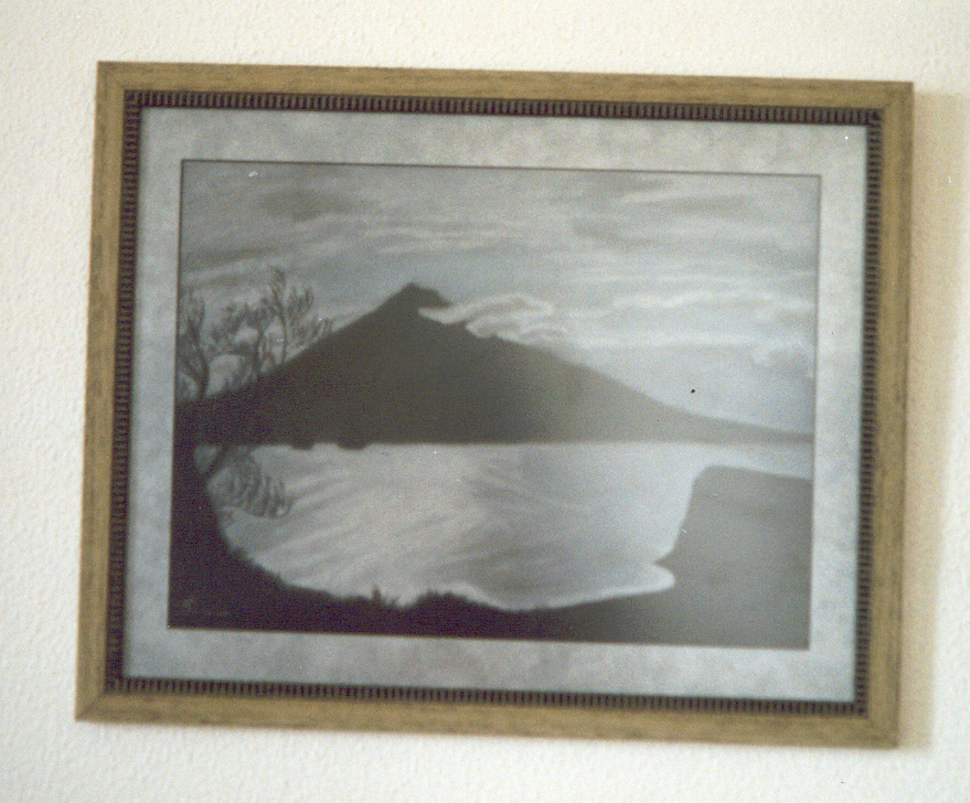 pastel sobre papel