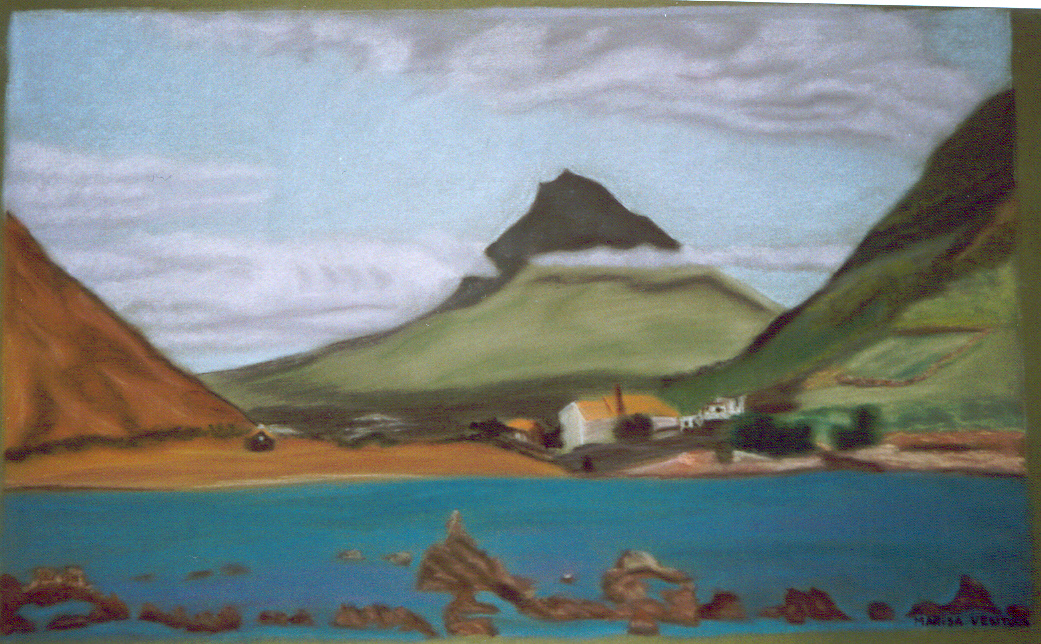 pastel sobre papel