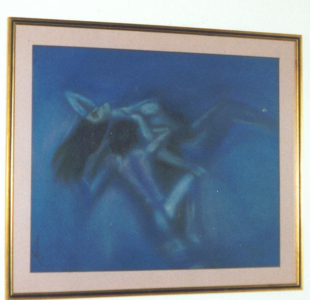 pastel sobre papel