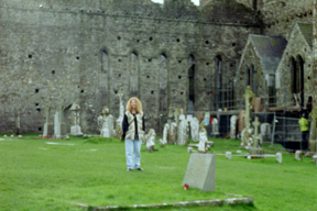 Christy in Cemetery