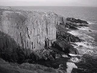 Dunbeg View B&W
