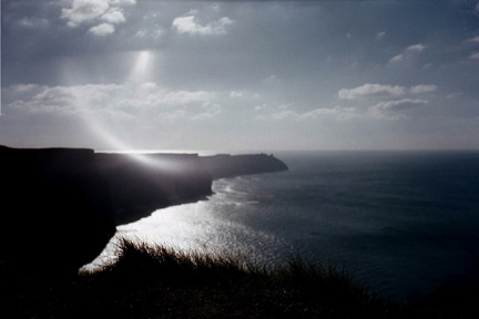 Blinding light on the Cliffs
