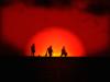 3 Men Sunset