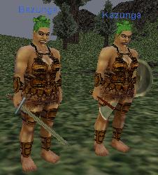 The famous Zunga twins -- Bazunga (left) and Kazunga (right)