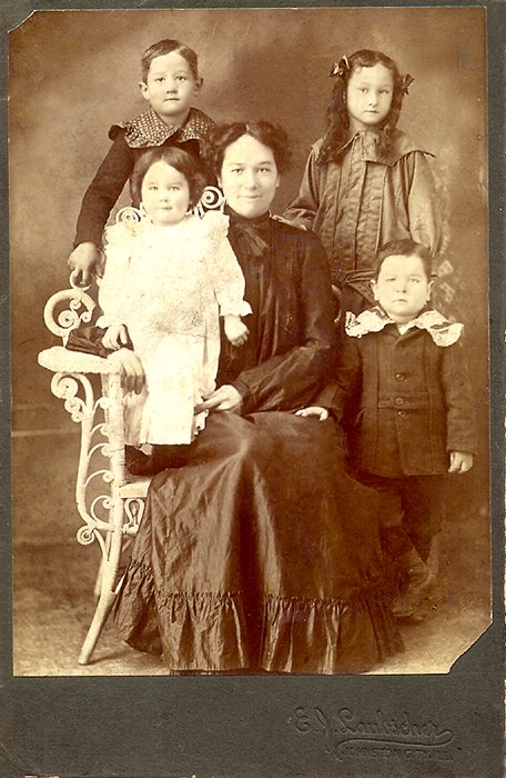 Mary Myrtle (Mason) Sigsbee is my maternal Great Grandmother.&nbsp; This is a photo of Mary and her children, taken in 1904, shortly after the death of her husband, James Albert Sigsbee, my Great Grandfather.