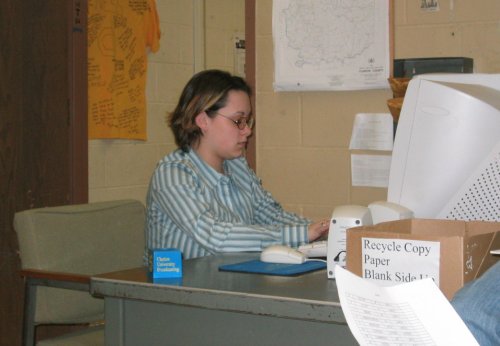 Our hardworking little producer person...