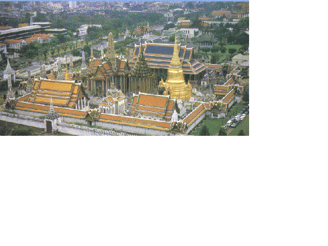 a famous temple in Bangkok, Thailand
