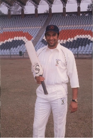 The Legendry All rounder Waseem Akram with more than 900 international wickets, always prefer to use Samsher Quality Products... Pakistan`s ace bowler and captain, Wasim Akram has been the stalwart of Pakistan`s much feared bowling line-up ever since his international debut in January 1985 at the age of 18. Referred to as the "Prince of Pakistan" during Imran Khan`s era, Wasim has matured and grown under the Imran`s guidance to become one of the most feared bowlers in the world today. Wasim`s speed of delivery is even more amazing considering he has one of the shortest run-ups for a genuine left-arm fast bowler in recent history. Along with the devastating pace and breathtaking accuracy, his ability to move the ball in the air and off the seam, make him the most lethal bowler in the Pakistan team. All this coupled with the consistency of performance Pakistan bowling depends on earned him the praise "the best fast bowler in the world today" at the end of the 1995-96 Pakistan tour of Australia and New Zealand. Holding the world record for the highest number of One-Day International wickets, Wasim looks set to have a shot at the world Test wicket record too. Although bowling is his top priority, Wasim has frustrated and destroyed bowling attacks with his occasionally sensational batting. Wasim is from Lahore, and plays domestic cricket for Pakistan International Airlines. 