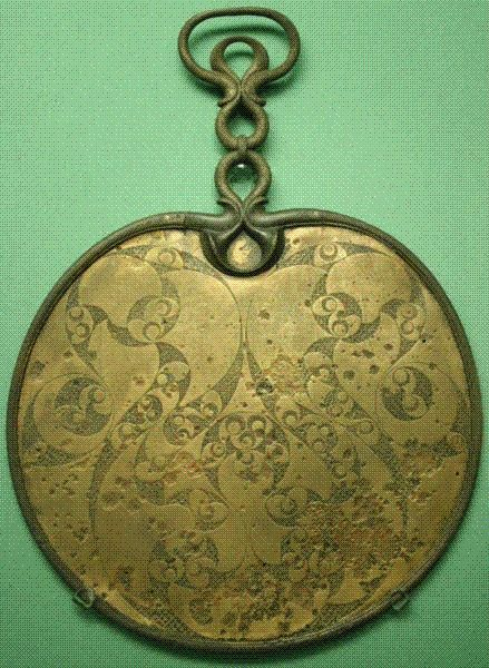 A mirror in the 'La T�ne' style of Celtic art