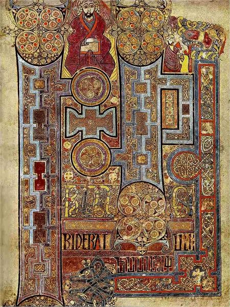 Book of Kells, Incipit to John