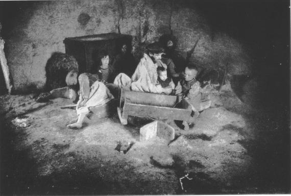 Actual photograph of starving Irish during the Great Famine