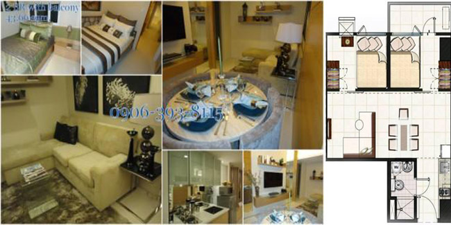 43sqm 2BR with balcony
