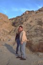 We climbed down the cliff!  Where's the elevator back up?