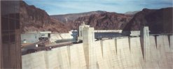 Another photo of the dam, but while testing the panoramic feature of my camera!