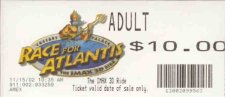 Race For Atlantis receipt!