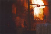Fire! Terror alert orange!  All hands, abandon ship!