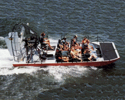 Another airboat speeding by!