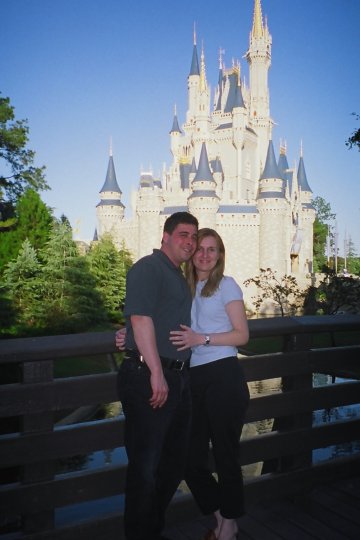 Nataliya and Seth in the Magic Kingdom