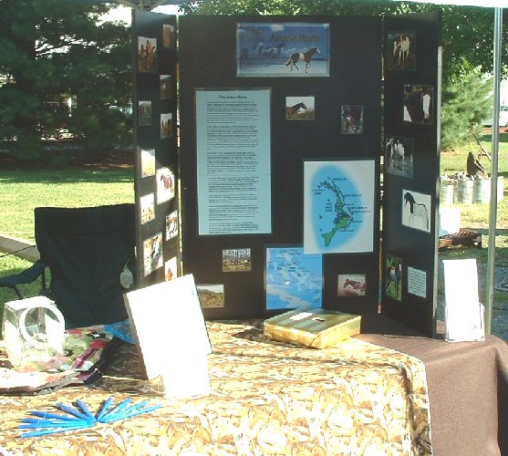 Fundraiser booth