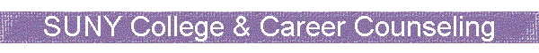 SUNY College & Career Counseling