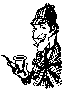 ''Caricature of Sherlock Holmes''