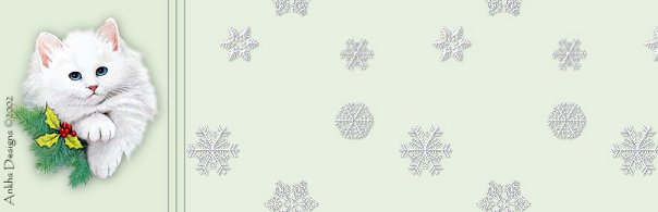 Cat & Snowflakes