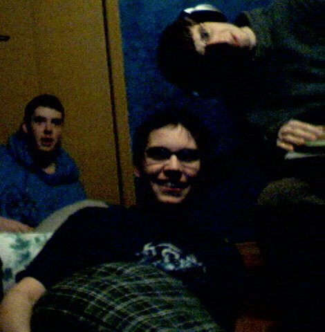 adam, phil, and ross..the ONLY picture of ross we have..