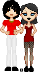 Base by Angy Chan. Jack White with Nika, because it's cute. 