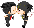 Base by Neo Zoisy. Hyde x Kyo! Could you imagine?! o_0!!!! lol did it just for kicks and giggles of my own. 