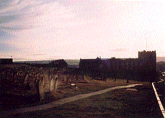 See the grave with the nimbus of light? I think Dracula is buried there. 