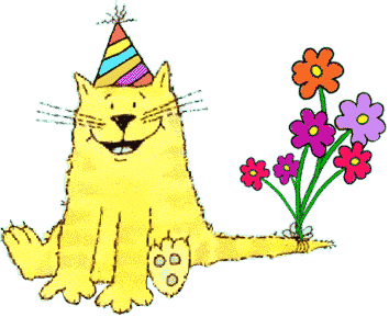 cat/flowers
