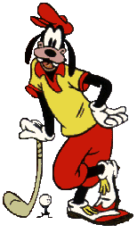 Goofy golfing