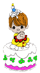 boy on cake