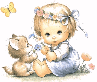 girl/cat