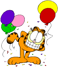 Garfield/balloons