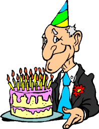 old man/cake