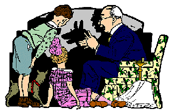 grandfather & kids