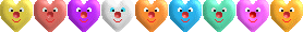 smiling hearts line
