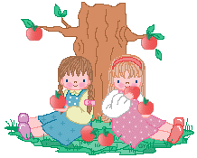 girls under tree