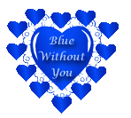heart/blue without you