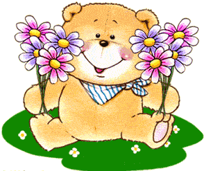 bear/daisies