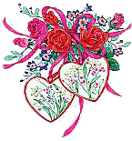 hearts/flowers