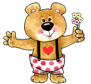 bear/flowers