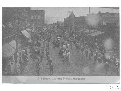 Second Street looking North, Muskogee,OK