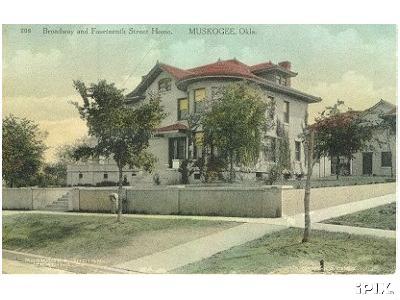 Broadway & 14th, Muskogee, OK 1911